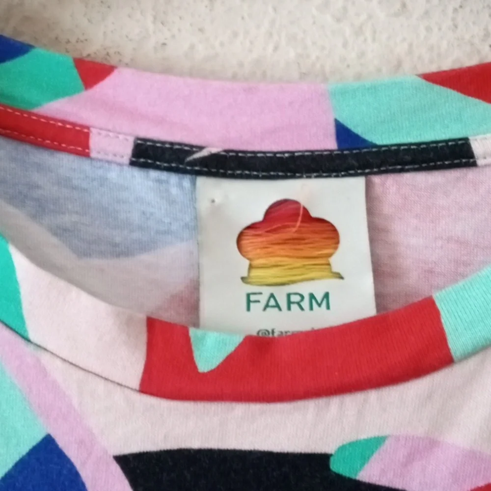 FARM Rio Colorful Abstract Midi Dress - Picture 4 of 11